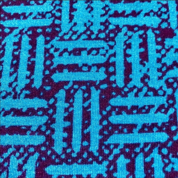 LuLaRoe Geometric Print Nicole Dress - Picture 4 of 5